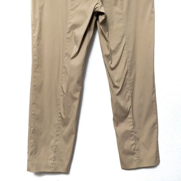 PRADA Cotton Blend Straight Leg Khaki Pants 8 - Picture 7 of 10